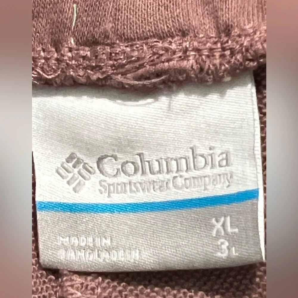 Columbia sport women’s French Terry 3” Inseam Shorts size XL mauve‎ purple pink - Picture 12 of 12